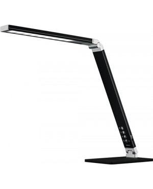 Schreibtischleuchte Alu.schwarz m.Standfuß u.5-Stufen-Dimmer m.LED