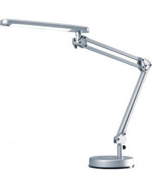 Schreibtischleuchte Alu.silber m.Standfuß m.LED