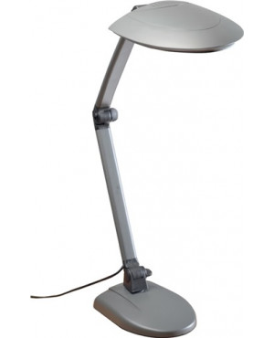 Schreibtischlampe Ku.schwarz/anthrazit m.Standfuß m.Energiesparleuchte