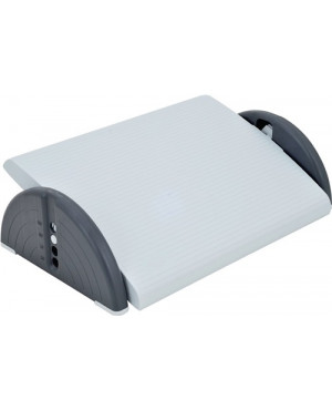 Fußstütze lichtgrau B520xT350xH140mm Höhenverstellung 4-fach 30-165mm