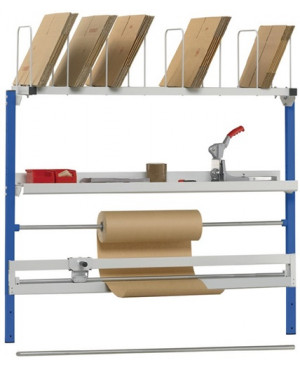 Packtischanbausystem f.Packtischbreiten 1600 u.2000mm Variante 2