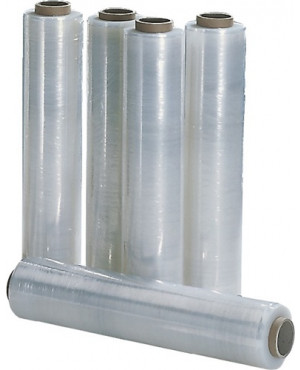 Stretchfolie L300 mxB450 mm 23 µm transp.6RL/VE