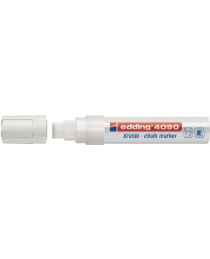 Kreidemarker 4090 weiß Strich-B.4-15mm Keilspitze EDDING