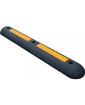 Leitschwelle L1000xB150xH60mm PVC schwarz m.gelben Reflexstreifen
