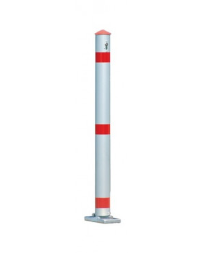 Sperrpfosten Alu.natur D.75mm kippbar,z.Aufdübeln