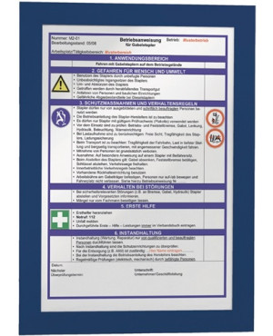 Magnetrahmen DIN A4 dunkelblau selbstklebende Rückenfolie 2 St./VE DURABLE