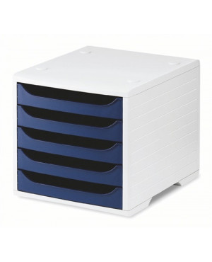 Ablagebox 5 grau/blau Ku.H255xB270xT340mm