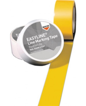 Bodenmarkierungsband Easy Tape PVC gelb L.33m B.50mm Rl.ROCOL