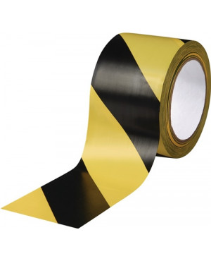Bodenmarkierungsband Easy Tape PVC schwarz/gelb L.33m B.75mm Rl.ROCOL
