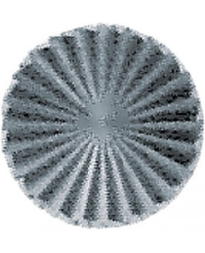 Frässtift Form ZYA D.10mm Kopf-L.20mm Schaft-D.6mm HM Verz.KVZ 4 m.Stirn RUKO