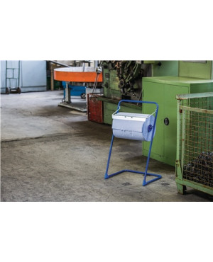 Papierspender-Set H850xB510xT430ca.mm Bodenständer m.4 Promat Putztuchrollen