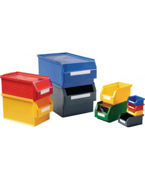 Sichtlagerkasten L350xB200xH150mm PE blau