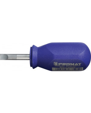 Schraubendreher Schlitz 5,5x25mm L.80mm Rundkl. Ku.-Kraftheft