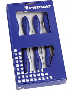 Schraubendrehersatz 7 tlg. TX 8-TX30 Rundkl. 3 K-Heft m. Größenleitsystem