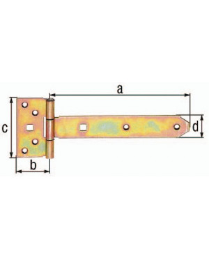 Kreuzgehänge L.242 x 44xB.92 x 34xS.3mm VA Edelstahl GAH