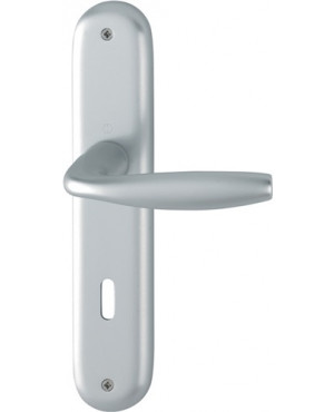 Langschildgarnitur New York 1810/273P Alu. F1 PZ 72mm DIN L/R