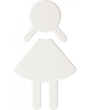 Symbol Frau 801.91.020 PA Farb-Nr.50 B.87mm H.150mm S.3mm HEWI