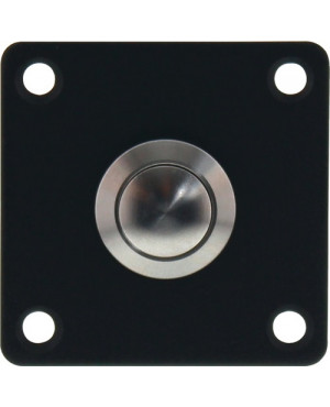 Klingelplatte 3419 H.42xB.42mm VA schwarz