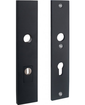 Langschild-Paar 3963 schwarz sw 72mm