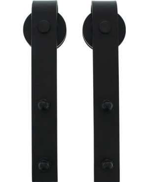 Schiebetürrolle m.Bügel 4501 Türblattstärke 35-40mm STA D.70mm schwarz HLT