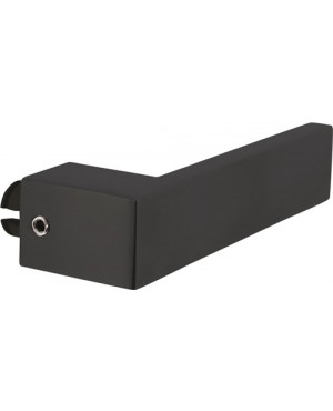 Türdrückerpaar 571 Ams.VA sw o.Rosetten VK 8mm