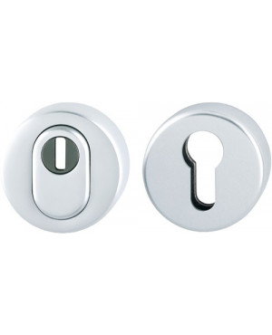 Schutzrosettenpaar 42ZNSB-ZA/42HS Alu.F1 rd.m.ZA S.15mm