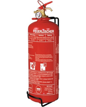Pulverfeuerlöscher FLP 0049 FLP 0049 2kg Brandkl.13 A 55 B C m.Manometer
