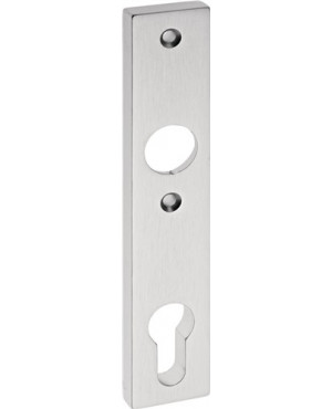 Schlosskasten-Kurzschild 1317/7203 Innenschild Alu. F1/naturf. 4-KT. 8mm