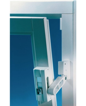 Universal-Zusatzsicherung BS 2 z. Anschr. weiß FT u. Türen BURG-WÄCHTER