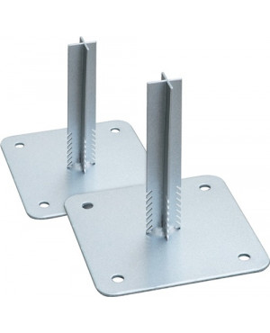 Montagefüße Base Uni 150 Höhe150mm Breite150mm Tiefe150mm silber STA