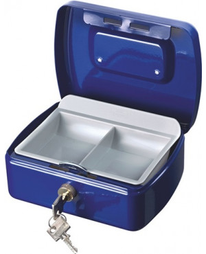 Geldkassette Office 2167 H.73mm B.173mm T.130mm blau STA BURG-WÄCHTER