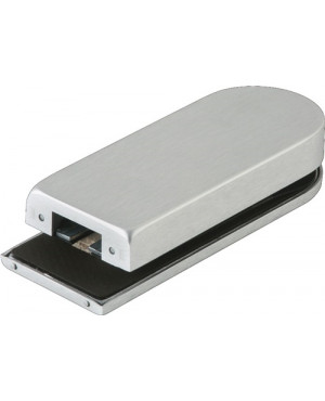 Glastürgegenkasten STUDIO Rondo LM Silber elox.DIN L/R rd.