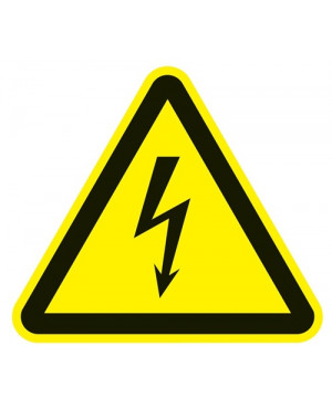 Warnzeichen ASR A1.3/DIN EN ISO 7010 200mm Warnung vor elektrischer Spannung Ku.