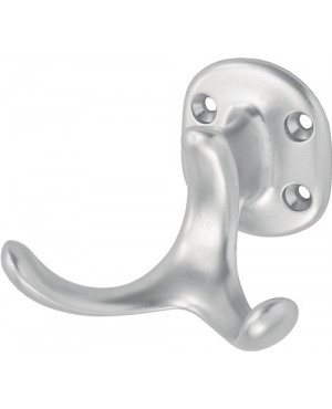 Mantelh. 0029 Ausf. zweifach A. 60mm Alu. silberf. elox. H.47mm Hermeta