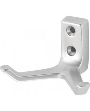 Mantelh.0033 zweifach A.55mm Alu.silberf.elox.H.43mm Hermeta