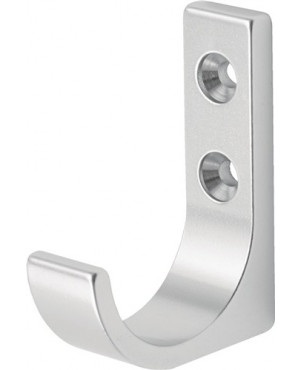 Mantelh. 0149 Ausf. einfach A. 51,5mm Alu. silberf. elox. H.65mm Hermeta