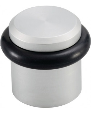 Bodentürpuffer 4735 D.41mm H.36mm LM.silberf.elox.Dübelmontage