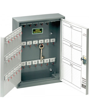 Schlüsselschrank 6700/176 R H380xB285xT105mm 2-türig m.Zylinderschl.Anz.Hak.176