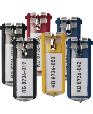 Schlüsselanhänger Key Clip farbig sortiert Ku.