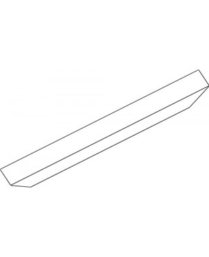Abdeckp.OL 90 silber L.3000mm GEZE