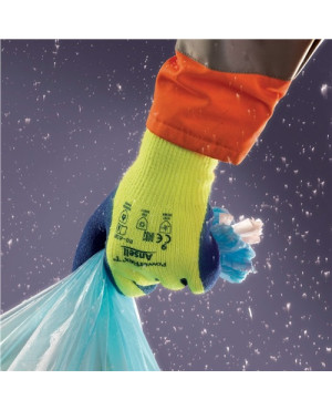 Kälteschutzhandschuh PowerFlex 80-400 Gr.9 gelb/blau EN388,EN511,EN407 Kat.III
