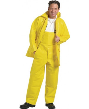 Winterbaulatzhose Gr. L gelb 100% Baumwollgewebe
