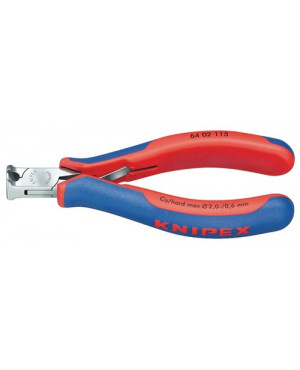 Elektronik-Vornschneider L.210mm spiegelpoliert mit 2-K.Griff Knipex