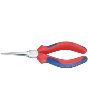 Elektronikgreifzange DIN ISO 5743 L.160mm flach-schmal Chrom 2K-Hüllen Knipex