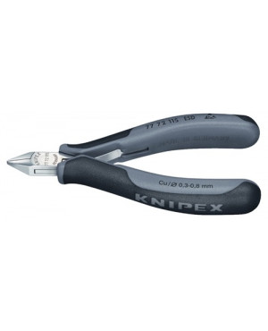 Elektronikseitenschneider DIN ISO 9654 L.115mm spitz-Mini m.kl.Facette 2K Knipex