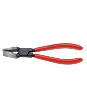Glasbrechzange DIN ISO 5743 L.180mm Backen-B.24mm Kopf pol.Ku.-Überzug KNIPEX