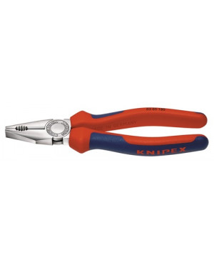 Kombizange L.180mm verchr.Mehrkomp.-Hülle KNIPEX
