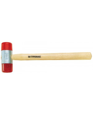 Plastikhammer Kopf-D.50mm Kopf-L.115mm Celluloseacetat rot HO PROMAT