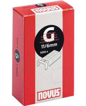 Flachdrahtklammer 11 B10,6xL6mm Draht-B.1,25mm 5000St./Pack.NOVUS