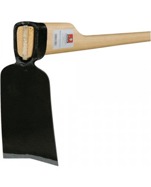 Rheinische Hacke IDEAL Blattmaß 185x85x110mm geschmiedet,m.Stiel G.700g